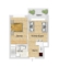 2-Room-Apartment HIGH PARK Potsdamer Platz - HI-135 Grundriss