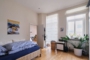 "Vermietete 85 m² Altbauwohnung mit Balkon und ausgebauten 63 m² DG am Preussenpark in Wilmersdorf" - Zimmer