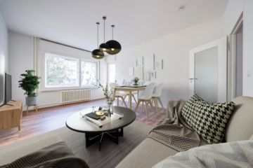 „Sanierte, bezugsfertige 3 Zimmer Hochparterre Wohnung mit Balkon u. EBK am Stadtpark Steglitz“, 12167 Berlin / Steglitz, Erdgeschosswohnung
