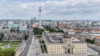 "Elegante City Wohnung mit Balkon und Aufzug in den Kronprinzengärten am Schinkel Pavillion" - Blick zum Alexanderplatz