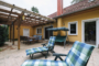 "Großzügiges Landhaus mit Kamin, Garage, Pool und ca. 1.000 m² Grund in Falkenhagen, prov. frei" - Terrasse