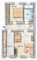 "Vermietete kleine Altbauwohnung am Gierkeplatz Charlottenburg" - Grundriss WE08