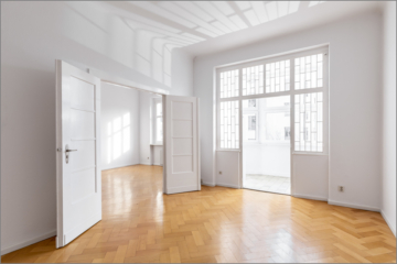 „Helle große Altbauwohnung am Schloßpark in Pankow, bezugsfrei“, 13187 Berlin / Pankow, Erdgeschosswohnung