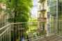 "Ruhige 3 Zimmer Maisonettewohnung mit Balkon am Helmi" - Blick vom Balkon zur Lychner Str
